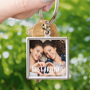 Best Friends Photo Key Ring