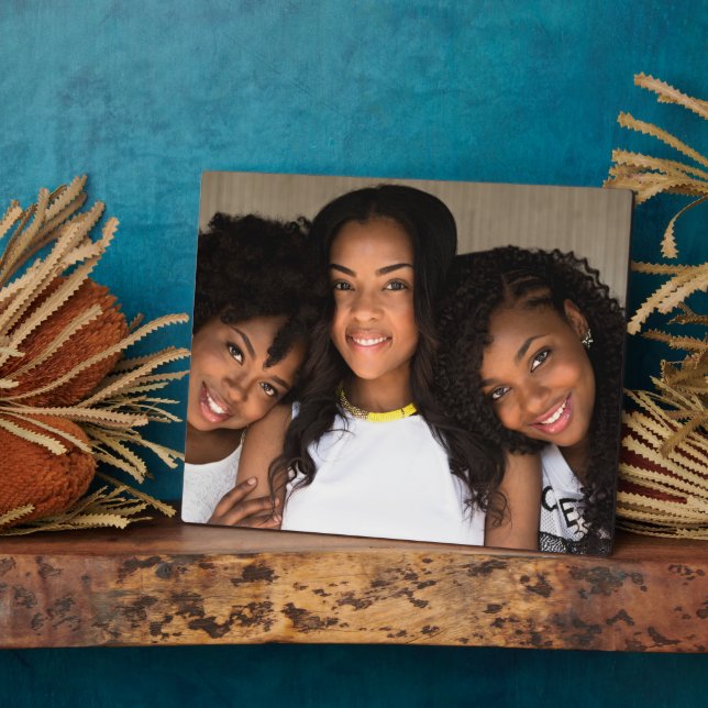 Best Friends Photo Tabletop Plaque with Easel (Side)