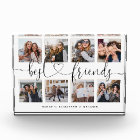 Best Friends Script Gift For Friends Photo Collage