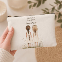 Best Friends Since Personalised Name Cosmetic Bag