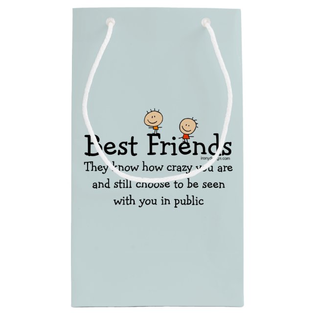 Best Friends Small Gift Bag (Back)
