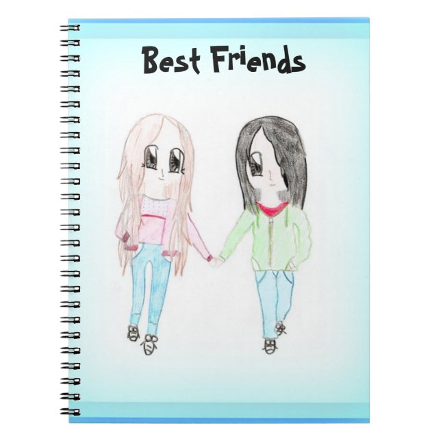 Best Friends Spiral Notebook (Front)