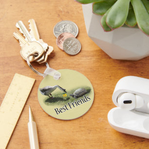 Best Friends - The Turtle & The Goose Key Ring