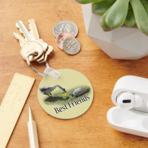 Best Friends - The Turtle & The Goose Key Ring