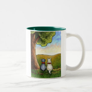 BEST FRIENDS Two-Tone COFFEE MUG