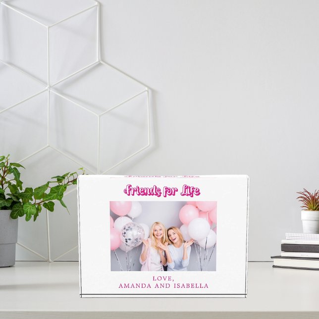 Best friends white pink BFF photo names girl (Creator Uploaded)