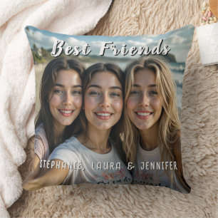 Best Friends With inspirational Quote Cushion
