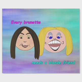 Best Friends Wrapping Papper Paper