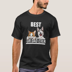 Best Fur Dad Ever  Pet  Dad Best Dog Cat Owner T-Shirt