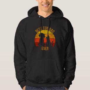 Best Fur Dad Ever Vintage Retro Dog and Cat Owner  Hoodie