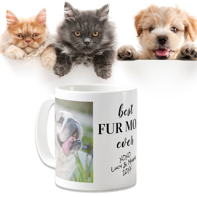 Best Fur Mum Ever Photos Personalised Coffee Mug (Creator Uploaded)