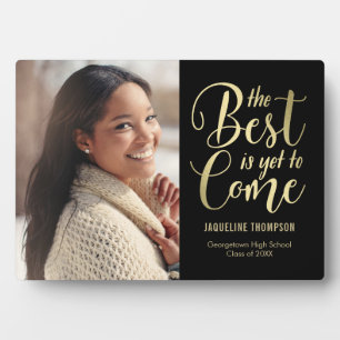 Best Future EDITABLE COLOR Graduation Plaque