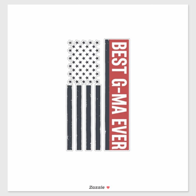 Best G-Ma Ever Patriotic Flag Vector Design_1 (Sheet)