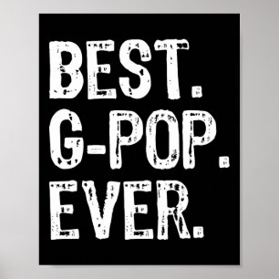 Best G-pop Ever Family Cool Funny Gpop  Poster