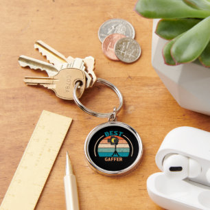 Best Gaffer - Retro Style Premium Round Key Ring