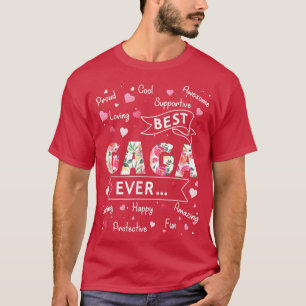Best Gaga Ever Funny First Time Grandma Mothers Da T-Shirt