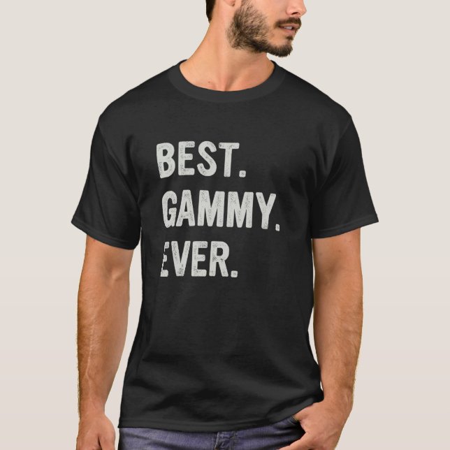 Best Gammy Ever Family Grandma T-Shirt (Front)