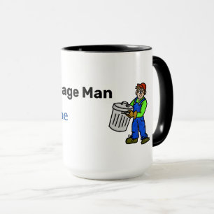 Best Garbage Man Name Mug