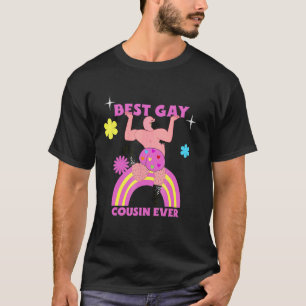 Best Gay Cousin Ever Lgbt Pride Family Costume Gay T-Shirt