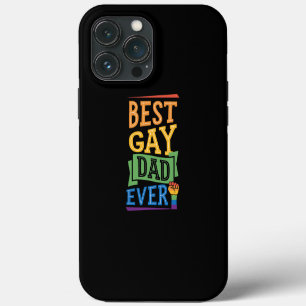 Best Gay Dad Ever Cute Funny Gay Pride from Son iPhone 13 Pro Max Case