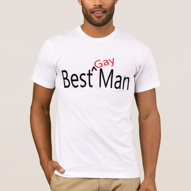Best Gay Man T-Shirt (Front)