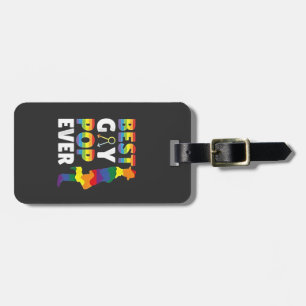 Best Gay Pop Ever LGBT Pride Month Grandpa Dad  Luggage Tag