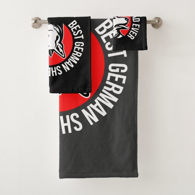 Best German Dad Ever  Bath Towel Set (Insitu)