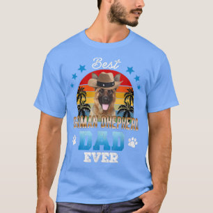 Best German Dhepherd Dad Ever Best Dad Dog Lover K T-Shirt