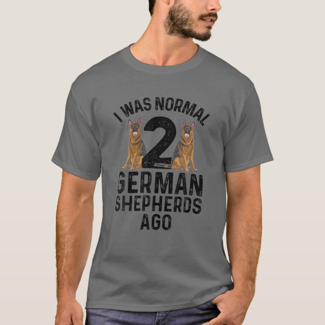 Best German Shepherd Art Men Women Dog German Shep T-Shirt (Front)