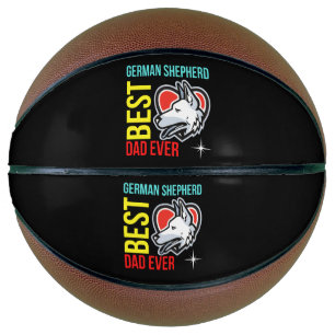 Best German Shepherd Dad Ever, Dog Dad Gift Basketball