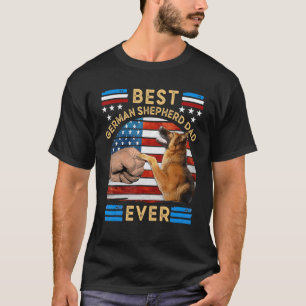 Best German Shepherd Dad Ever Dog Father's Day Ap T-Shirt