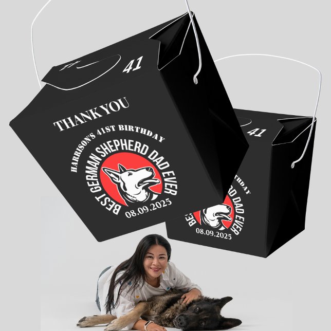 Best German Shepherd Dad Ever      Favour Boxes (Creator Uploaded)