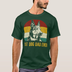 Best German Shepherd Dog Dad Ever Funny Fathers Da T-Shirt