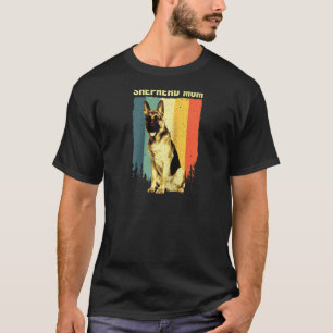 Best German Shepherd Mum Women Dog Owner Pet Lover T-Shirt