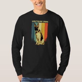 Best German Shepherd Mum Women Dog Owner Pet Lover T-Shirt