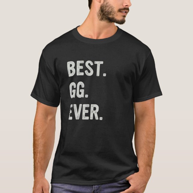 Best Gg Ever Family Grandma T-Shirt (Front)