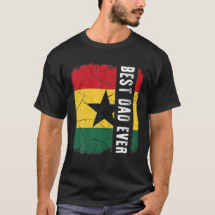 Best Ghanaian Dad Ever Ghana Daddy Father's Day T-Shirt