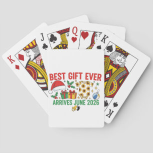 Best Gift Arrives in June 2026 Christmas Couples Playing Cards