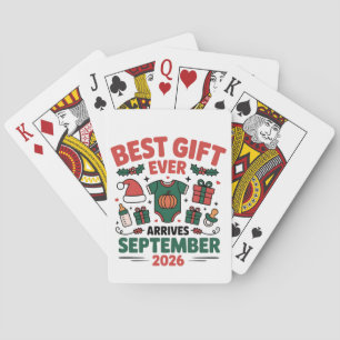 Best Gift Arrives in September 2026 Christmas Playing Cards