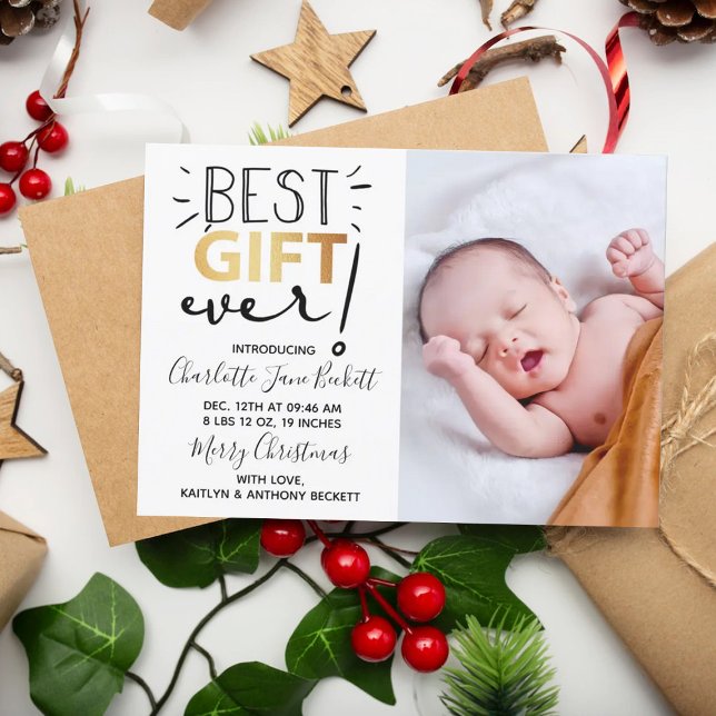 Best Gift Ever! | Christmas Birth Announcement (Creator Uploaded)