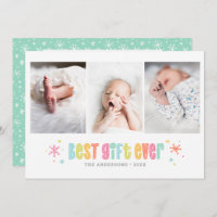 Best Gift Ever Holiday Multiple Photo Birth