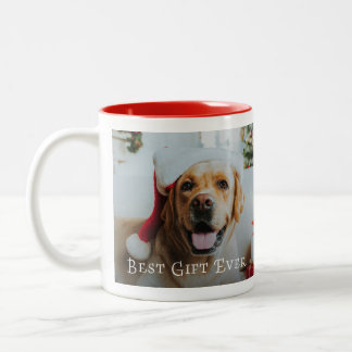 Best Gift Ever Pet Dog Photo Gift Two-Tone Coffee Mug
