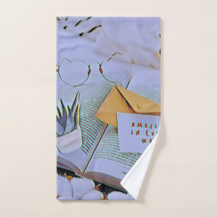 Best gift for book lover hand towel