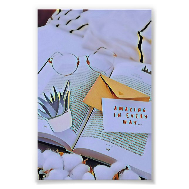 Best gift for book lover photo print (Front)