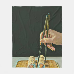 Best gift for Sushi lover Fleece Blanket