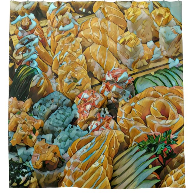 Best gift for Sushi lover Shower Curtain (Front)