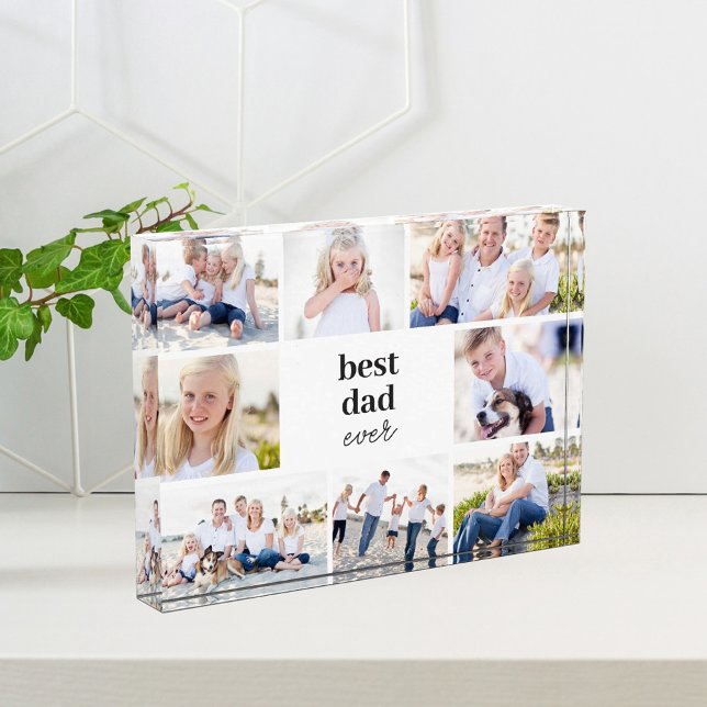 Best Gift Personalised Colour Acrylic Photo Block (Creator Uploaded)