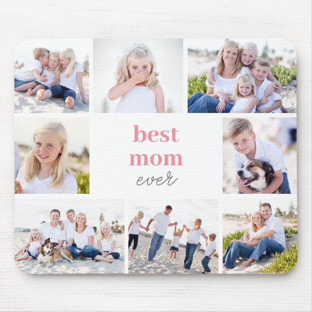 Best Gift Personalised Colour Photo Mouse Pad (Front)