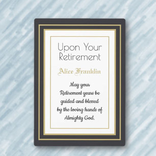 Best Gift! Retirement blessings tabletop Plaque