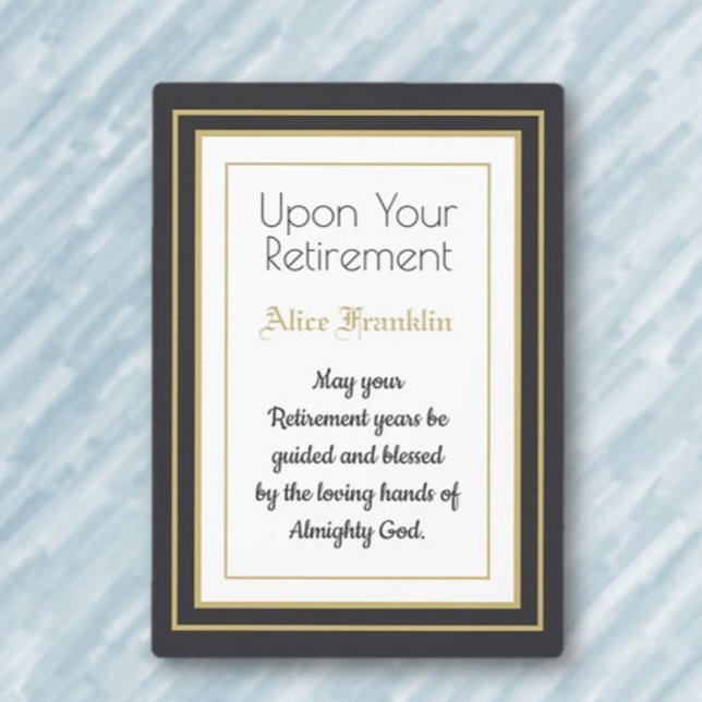 Best Gift!  Retirement blessings tabletop Plaque (Creator Uploaded)